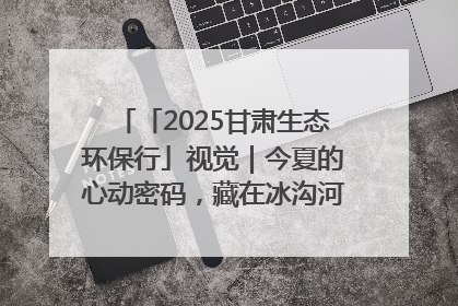 「2025甘肃生态环保行」视觉｜今夏的心动密码，藏在冰沟河的潋滟波光里