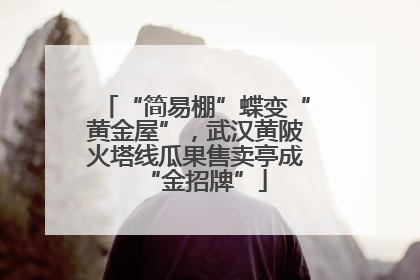 “简易棚”蝶变“黄金屋”，武汉黄陂火塔线瓜果售卖亭成“金招牌”