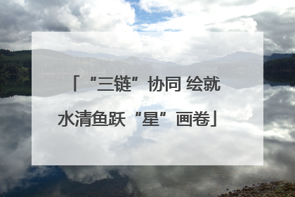 “三链”协同 绘就水清鱼跃“星”画卷