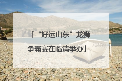 “好运山东”龙狮争霸赛在临清举办