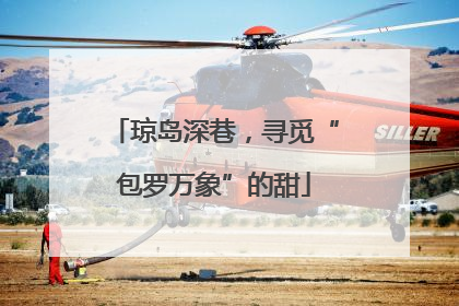 琼岛深巷，寻觅“包罗万象”的甜