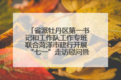 省派牡丹区第一书记和工作队工作专班联合菏泽市建行开展“七一”走访慰问暨红色教育活动