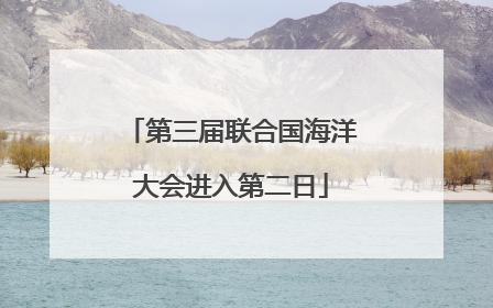 第三届联合国海洋大会进入第二日
