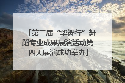 第二届“华舞行”舞蹈专业成果展演活动第四天展演成功举办