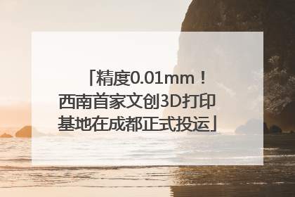 精度0.01mm！西南首家文创3D打印基地在成都正式投运