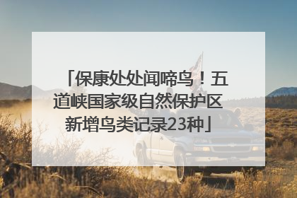 保康处处闻啼鸟！五道峡国家级自然保护区新增鸟类记录23种