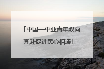 中国—中亚青年双向奔赴促进民心相通