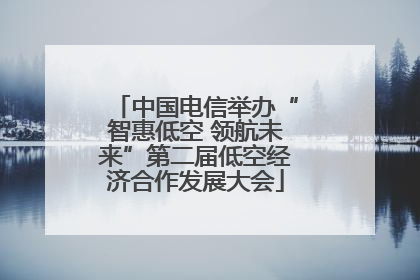 中国电信举办“智惠低空 领航未来”第二届低空经济合作发展大会