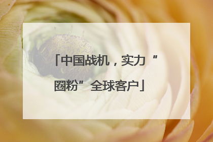 中国战机，实力“圈粉”全球客户