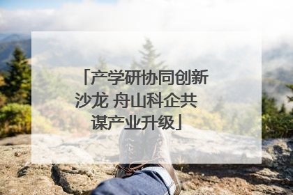 产学研协同创新沙龙 舟山科企共谋产业升级