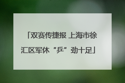双赛传捷报 上海市徐汇区军休“乒”劲十足