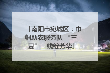 南阳市宛城区：巾帼助农服务队 “三夏”一线绽芳华