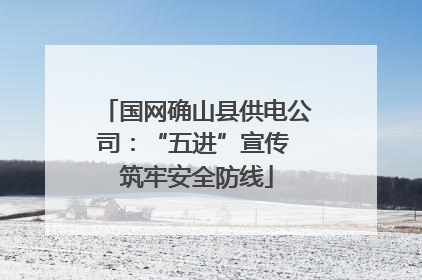 国网确山县供电公司：“五进”宣传 筑牢安全防线