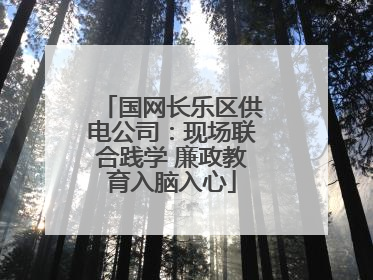 国网长乐区供电公司：现场联合践学 廉政教育入脑入心