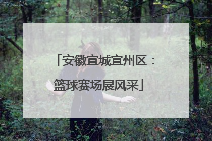 安徽宣城宣州区：篮球赛场展风采