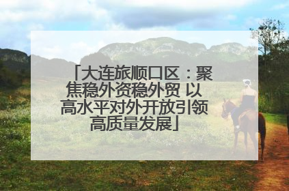 大连旅顺口区：聚焦稳外资稳外贸 以高水平对外开放引领高质量发展