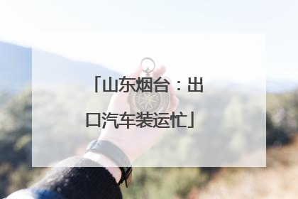 山东烟台：出口汽车装运忙
