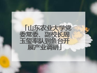 山东农业大学党委常委、副校长周玉玺率队到鱼台开展产业调研