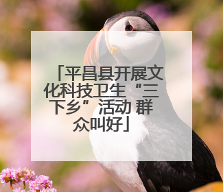 平昌县开展文化科技卫生“三下乡”活动 群众叫好