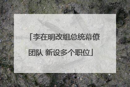 李在明改组总统幕僚团队 新设多个职位