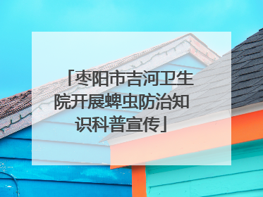 枣阳市吉河卫生院开展蜱虫防治知识科普宣传