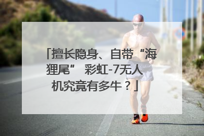 擅长隐身、自带“海狸尾” 彩虹-7无人机究竟有多牛？