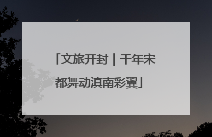 文旅开封｜千年宋都舞动滇南彩翼