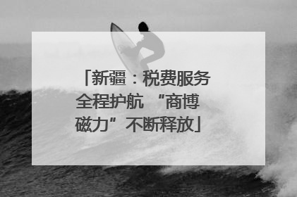 新疆：税费服务全程护航 “商博磁力”不断释放