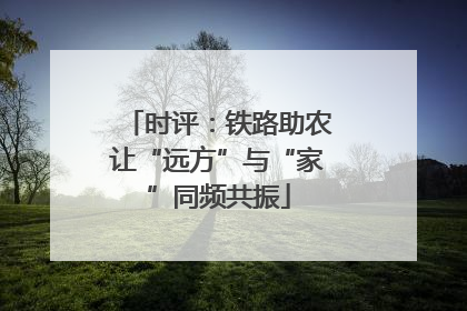 时评：铁路助农让“远方”与“家”同频共振