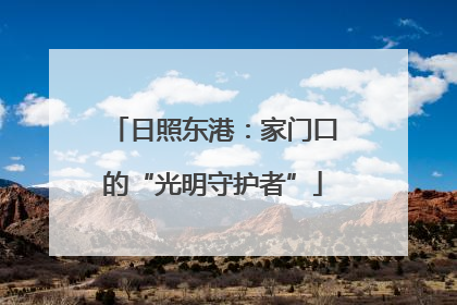 日照东港：家门口的“光明守护者”