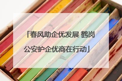 春风助企优发展 鹤岗公安护企优商在行动