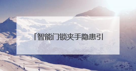 智能门锁夹手隐患引发舆论聚集 王力安防推动行业安全革命