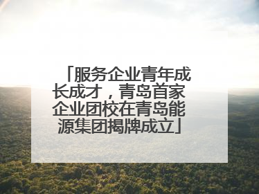 服务企业青年成长成才，青岛首家企业团校在青岛能源集团揭牌成立