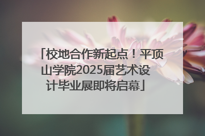 校地合作新起点！平顶山学院2025届艺术设计毕业展即将启幕