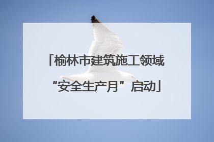 榆林市建筑施工领域“安全生产月”启动