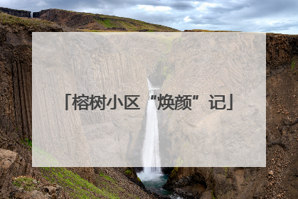 榕树小区“焕颜”记