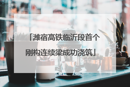 潍宿高铁临沂段首个刚构连续梁成功浇筑