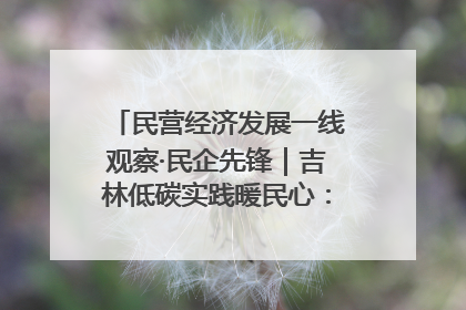 民营经济发展一线观察·民企先锋｜吉林低碳实践暖民心：太阳能供暖技术为北方清洁取暖破局