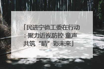民进宁德工委在行动：聚力近视防控 童声共筑“睛”彩未来