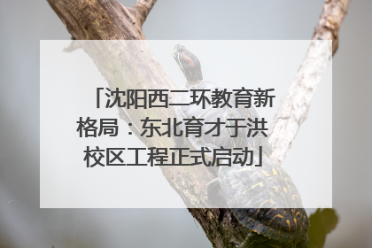 沈阳西二环教育新格局：东北育才于洪校区工程正式启动