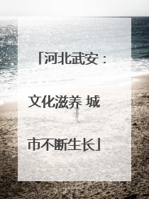 河北武安：文化滋养 城市不断生长