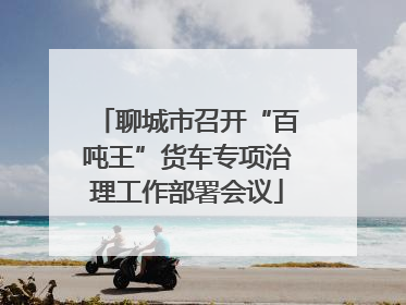 聊城市召开“百吨王”货车专项治理工作部署会议