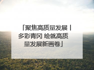 聚焦高质量发展丨多彩青冈 绘就高质量发展新画卷