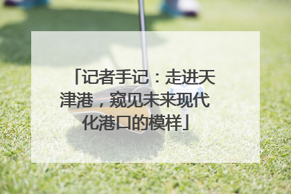 记者手记：走进天津港，窥见未来现代化港口的模样