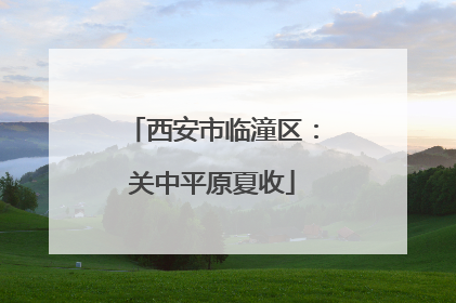 西安市临潼区：关中平原夏收