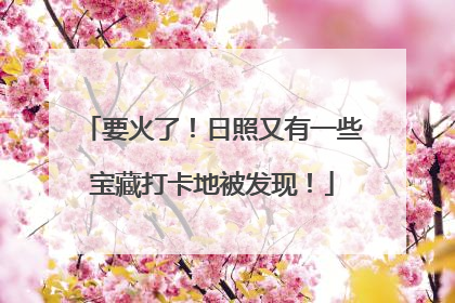 要火了！日照又有一些宝藏打卡地被发现！