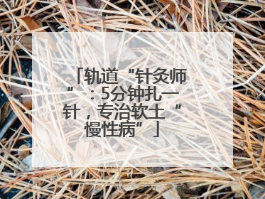 轨道“针灸师”：5分钟扎一针，专治软土“慢性病”