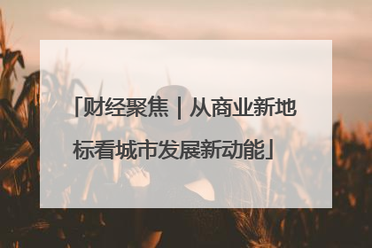 财经聚焦｜从商业新地标看城市发展新动能