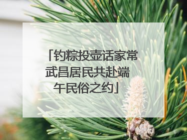 钓粽投壶话家常 武昌居民共赴端午民俗之约