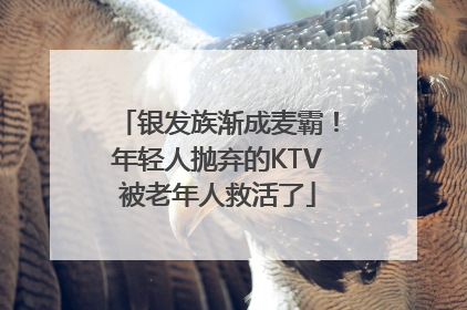 银发族渐成麦霸！年轻人抛弃的KTV被老年人救活了